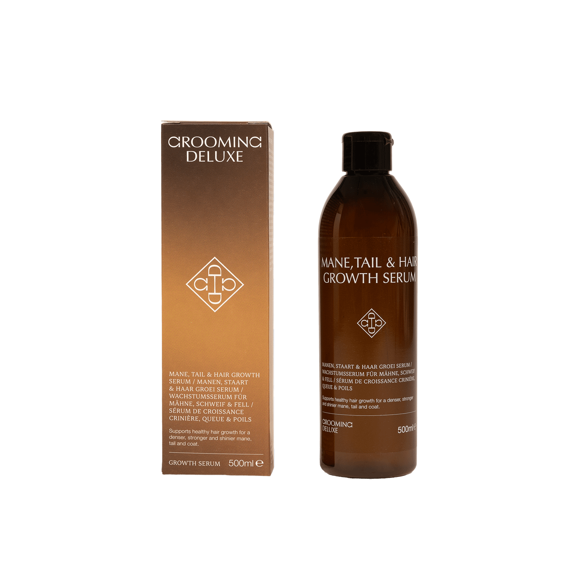 Grooming Deluxe Mane, Tail & Hair Growth Serum 500 ml – hårvekstserum til hest